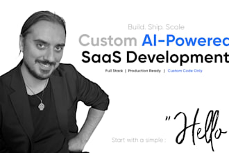 build your ai powered saas platform from scratch