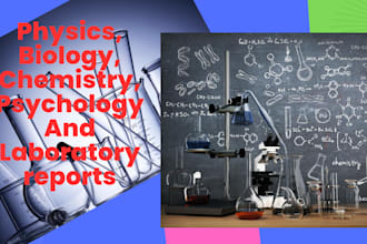 write well researched chemistry,biology and science articles