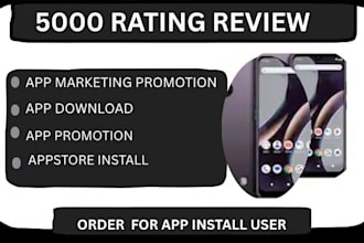 do andriod app IOS rating review app install app promotion