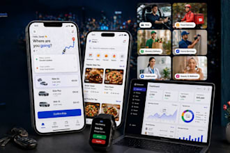 develop custom on demand mobile app for android and ios