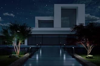 create realistic 3d garden or landscape renderings