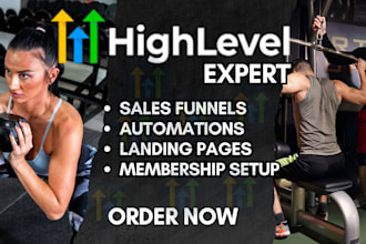 setup gohighlevel automation ghl funnel ghl landing page gohighlevel website a2p