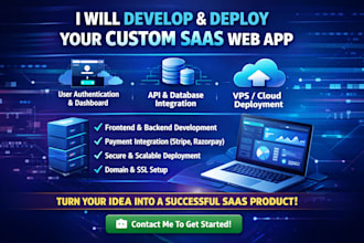 make any saas app and deploy