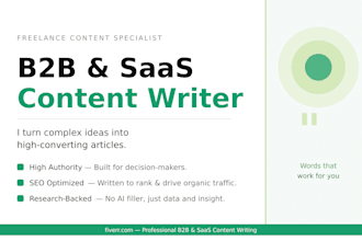 write b2b saas articles that drive engagement for your brand