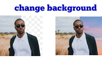 remove background,change and replace
