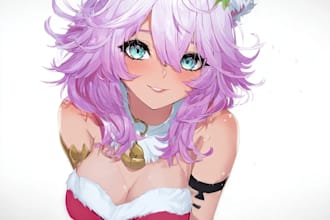 draw anime art and character design, nsf