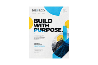 design minimalist corporate social media post or carousel grid