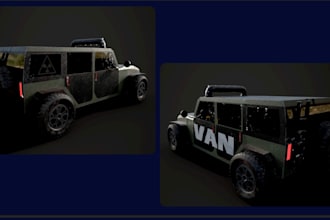 texture your 3d models and will render it