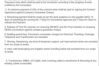 make boqs and payment receipts,survey reports,agreement