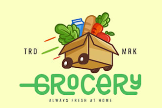 design a fresh and organic vegetable logo for your brand or farm
