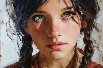 renaissance art oil painting portrait