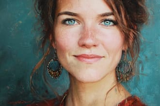 renaissance art oil painting portrait
