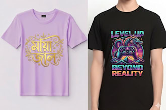 design creative minimalist typography t shirts