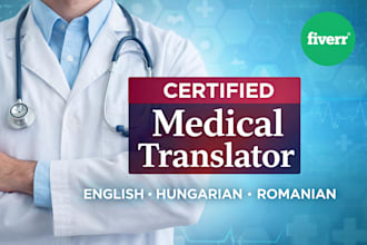 create and translate high tech medical content as a medical doctor