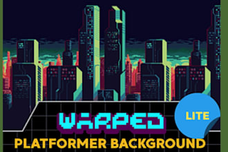 create pixel art background, tileset and assets