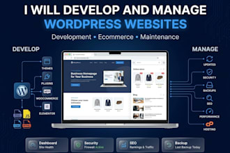 develop and maintain wordpress sites