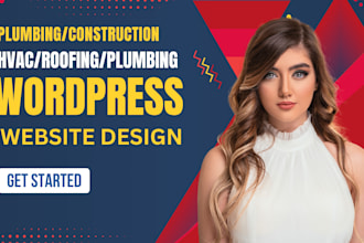 develop hvac, air conditioner, squarespace, business website using elementor pro