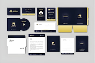 create professional business card, letterhead and invoice in canva