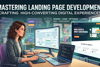 build a high converting landing page with sales funnel