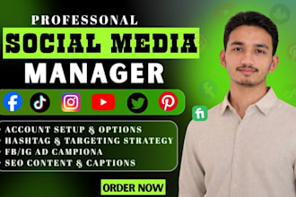 be your expert in social media marketing manager