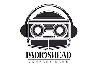 design a modern and creative radio logo for your station or podcast