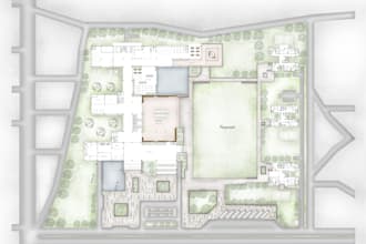 do photoshop masterplan render