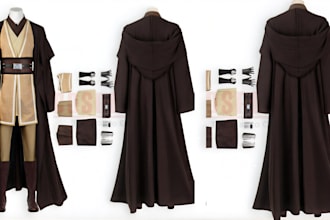 design and sew anime cosplay outfits sewing pattern template eva foam pattern