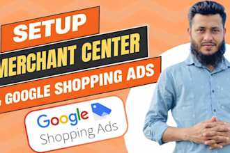 setup google merchant center and high converting shopping ads with pmax campaign