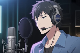 cute calm warm male voice over anime narration asmr nsfw character voice acting