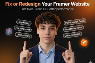 fix, edit or redesign your existing framer website