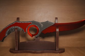 create simple 3d models props, weapons, low poly assets