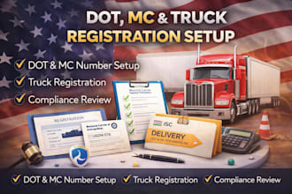 set up dot, mc, and truck registration