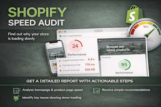 do shopify speed audit to fix slow loading and improve sales