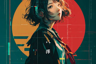 draw unique anime style album cover