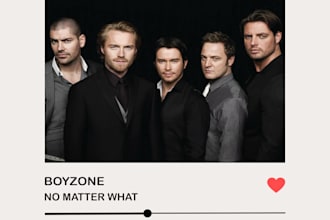 create a customized album cover photograph for you with my template