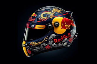 design the helmet you want for moto, f1 or karting