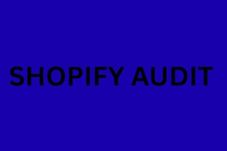do a professional shopify store audit and conversion analysis