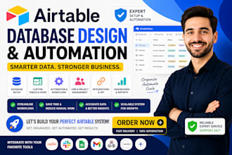 be your airtable expert for automation, database and workflow setup