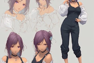 do a reference sheet of your character