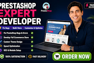 develop prestashop ecommerce store fix prestashop bugs issues and errors