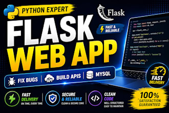 build flask web app with database and login system