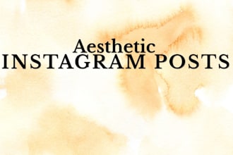 create aesthetic instagram posts for your brand