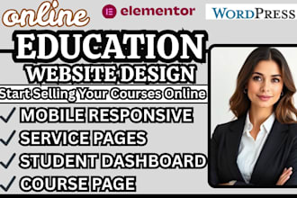 online education site elearning website online course site wordpress lms website