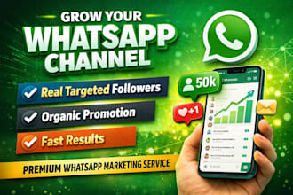 boost whatsapp followers and grow 50k whatsapp channel members with bulk sms