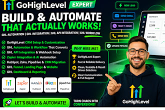 build ghl integration, ghl automation, ghl api integration, ghl workflow expert