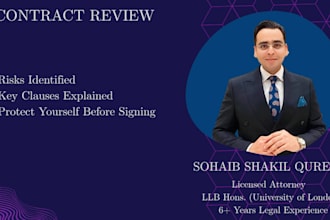 review your contract and highlight risks in plain english