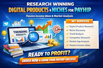 research winning digital products niches payhip product ideas profitable niches