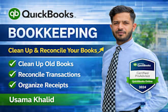 clean up and catch up your quickbooks bookkeeping