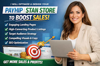 design payhip stan store digital product marketing target audience optimization