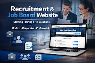 build recruitment, job board, staffing agency and hiring consultancy website